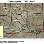 Mine Creek T41S R40E Township Map Preview 1
