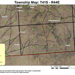 Rock Creek T41S R44E Township Map Preview 1