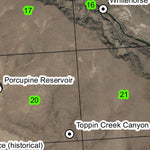 Loveland Canyon T34S R45E Township Map Preview 2