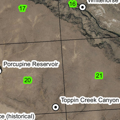 Loveland Canyon T34S R45E Township Map Preview 2