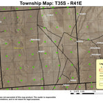 Battle Creek T35S R41E Township Map Preview 1