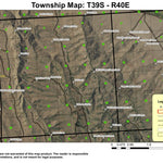 Death Trap T39S R40E North Township Map Preview 1