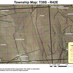 Blue Mountain Ditch T39S R42E Township Map Preview 1