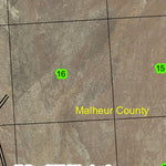 Blue Mountain Ditch T39S R42E Township Map Preview 3