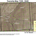 Woolhawk Canyon T35S R42E Township Map Preview 1