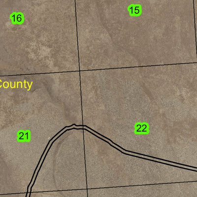 Woolhawk Canyon T35S R42E Township Map Preview 2