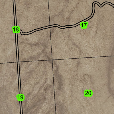 Woolhawk Canyon T35S R42E Township Map Preview 3