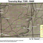 Dry Canyon T39S R46E Township Map Preview 1