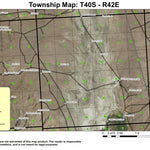 Hot Springs T40S R42E Township Map Preview 1