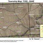 Grass Mountain T35S R44E Township Map Preview 1