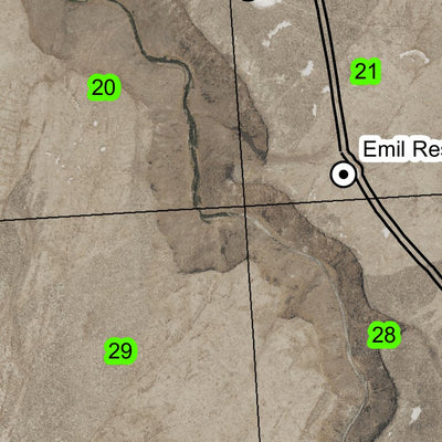 Antelope Corral T36S R46E South Township Map Preview 2