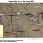 Lime Spring T41S R45E Township Map Preview 1