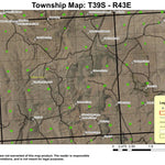 High Peak T39S R43E Township Map Preview 1