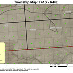 Star Valley Knoll T41S R48E Township Map Preview 1