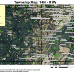 St. Helens T4N R14W Township Map Preview 1