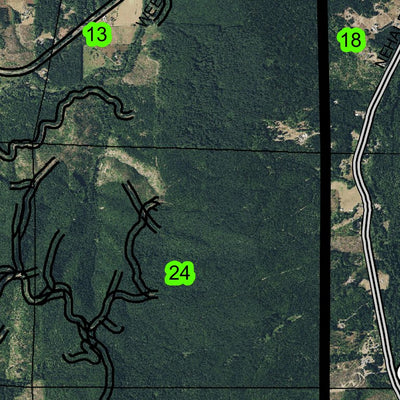 Clear Creek T4N R5W Township Map Preview 2