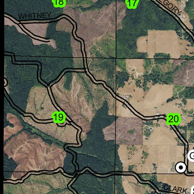 Goble T6N R2W Township Map Preview 2