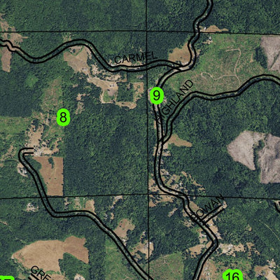 Goble T6N R2W Township Map Preview 3