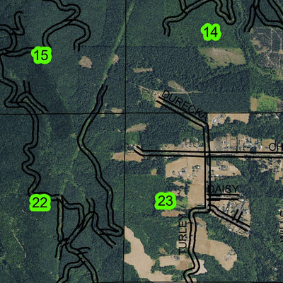 Bonnie Falls T4N R2W Township Map Preview 2