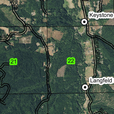 Clatskanie T7N R4W Township Map Preview 2