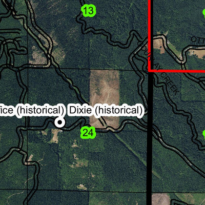 Buck Mountain T3S R3W Township Map Preview 2