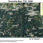 Clatskanie Mountain T7N R5W Township Map Preview 1