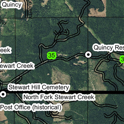 Quincy T8S R4W Township Map Preview 2