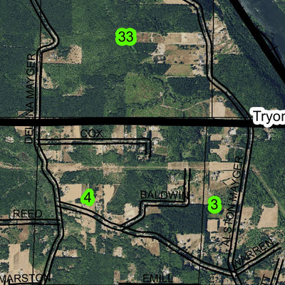 Quincy T8S R4W Township Map Preview 3