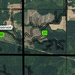 Fisher Channel T8N R3W Township Map Preview 2