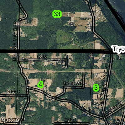 Fisher Channel T8N R3W Township Map Preview 3
