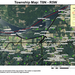 Wallace Island T8N R5W Township Map Preview 1