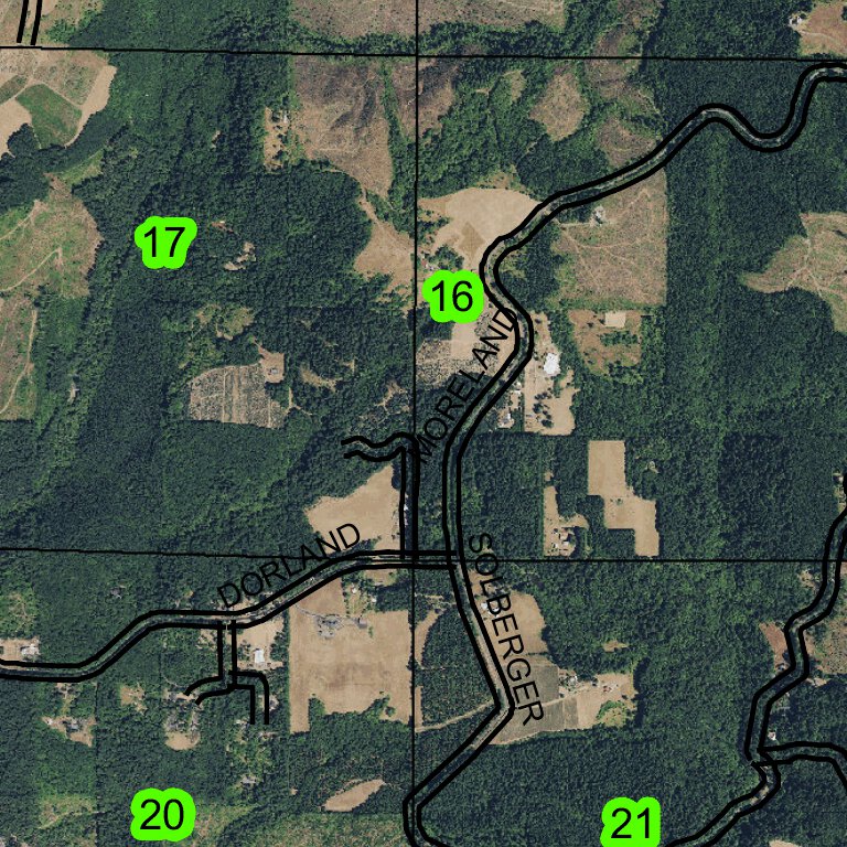 Jackson Creek T2N R2W Township Map by Super See Services | Avenza Maps