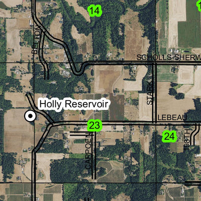 Pleasant Valley T2S R2W Township Map Preview 2