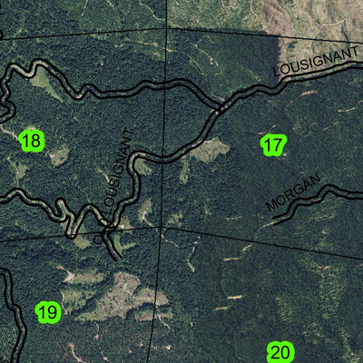 Giveout Mountain T3N R6W Township Map Preview 3