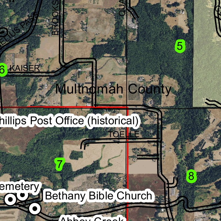 Hillsboro T1N R2W Township Map by Super See Services | Avenza Maps