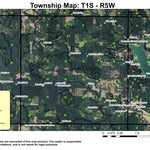 Hillsboro Reservoir T1N R5W Township Map Preview 1