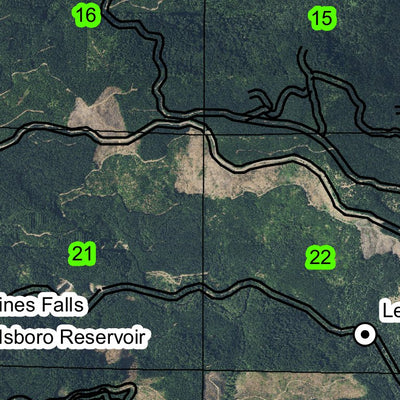 Hillsboro Reservoir T1N R5W Township Map Preview 2