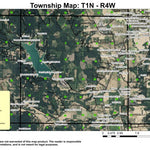 Henry Hagg Lake T1S R4W Township Map Preview 1