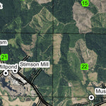 Henry Hagg Lake T1S R4W Township Map Preview 2