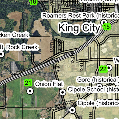 Tualatin T2S R1W Township Map Preview 2