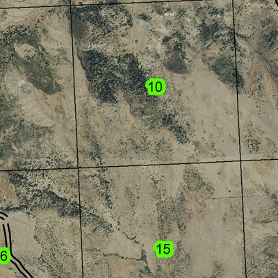 Branson Canyon T8S R25E Township Map Preview 3