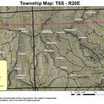 Butte Creek T6S R20E Township Map Preview 1
