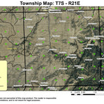 Bald Mountain T7S R21E Township Map Preview 1