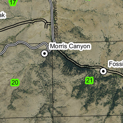 Bald Mountain T7S R21E Township Map Preview 2
