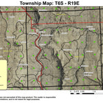 Bills Pass T6S R19E Township Map Preview 1