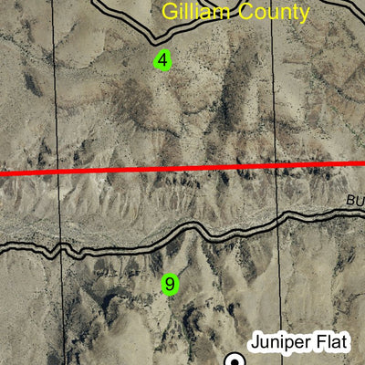 Bills Pass T6S R19E Township Map Preview 3