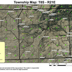 Craggy Rock T8S R21E Township Map Preview 1