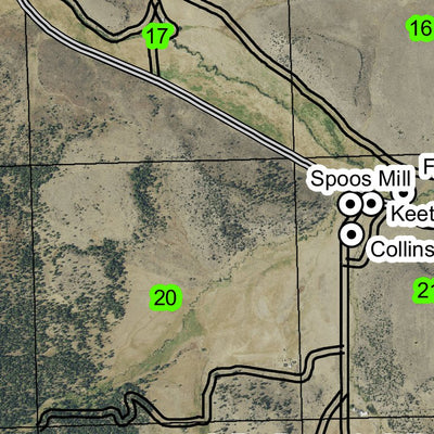 Caleb T12S R23E Township Map Preview 2