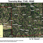 Bear Mountain T14S R24E Township Map Preview 1