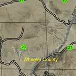Fossil T6S R21E Township Map Preview 2